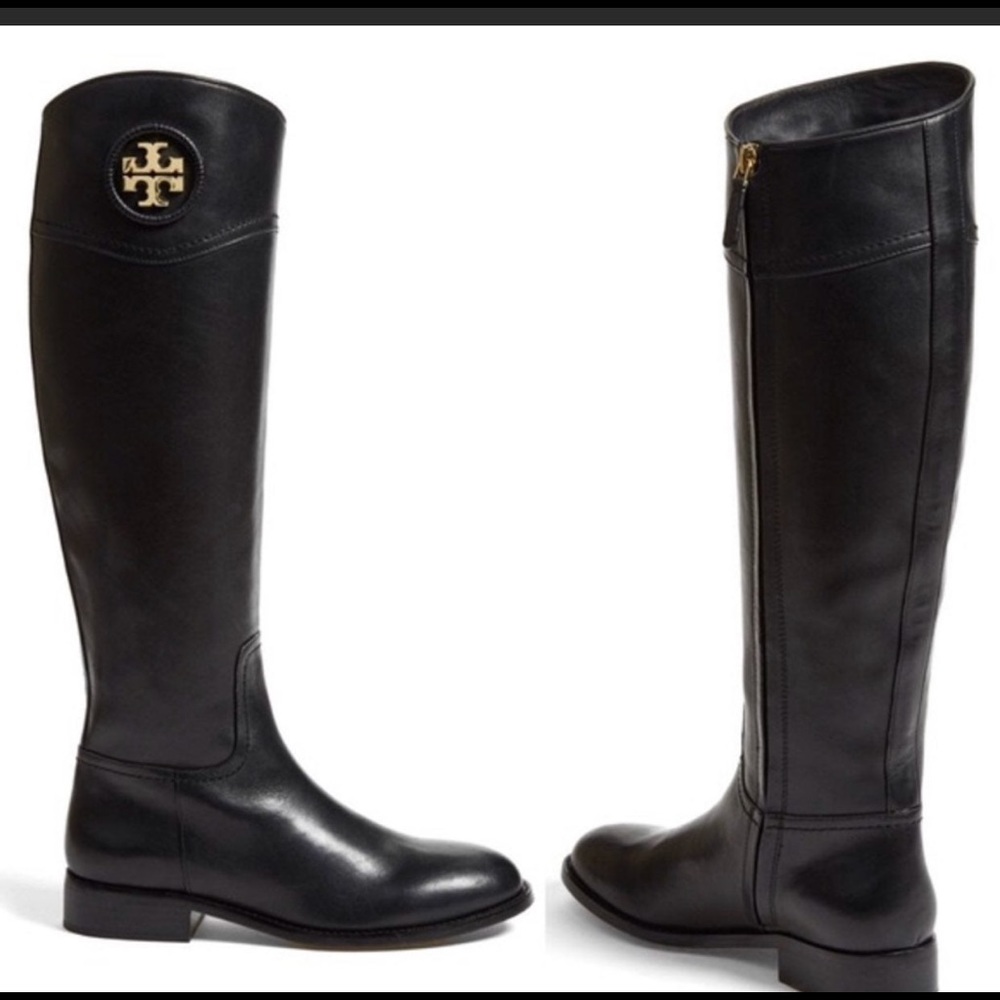Tory Burch Black 'Ashlynn' Riding Boot